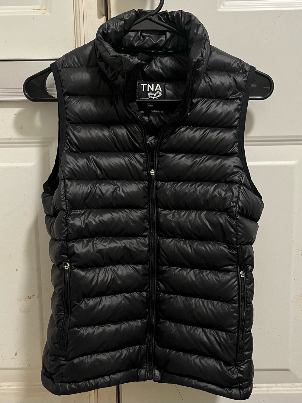 TNA Black Puffer Vest!
